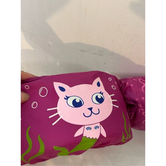 Puddle jumper mermaid kitty pink swim float 35-55lbs - Picture 3 of 6